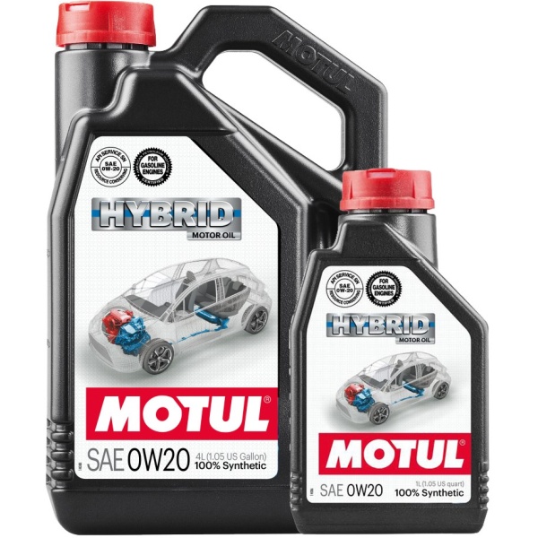 Set Ulei Motor Motul Hybrid 0W-20 5L 107141 + 107142